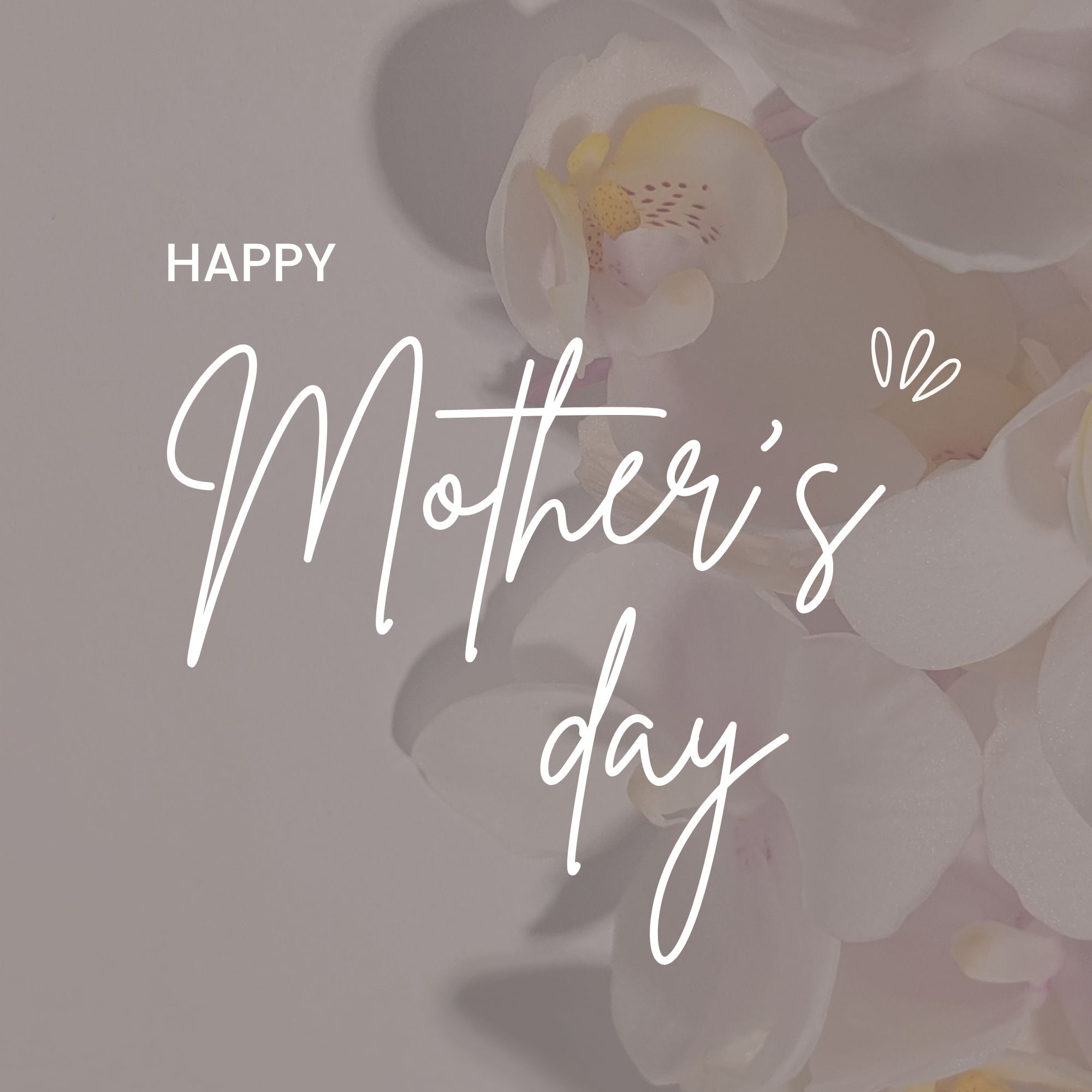 happy mother's day photo with floral motifs to celebrate this wonderful day