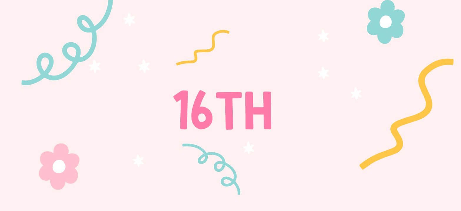 16th birthday cards collection