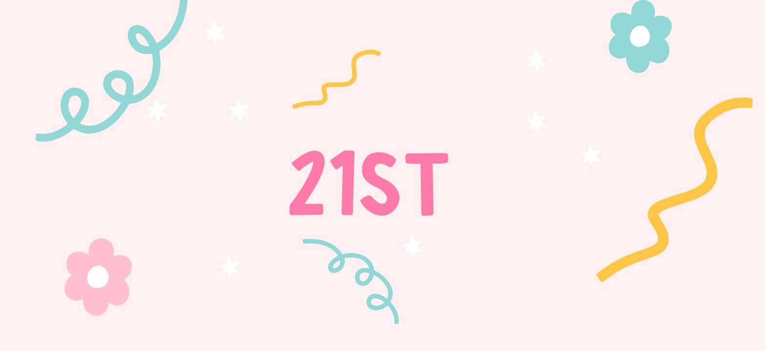 21st birthday cards collection