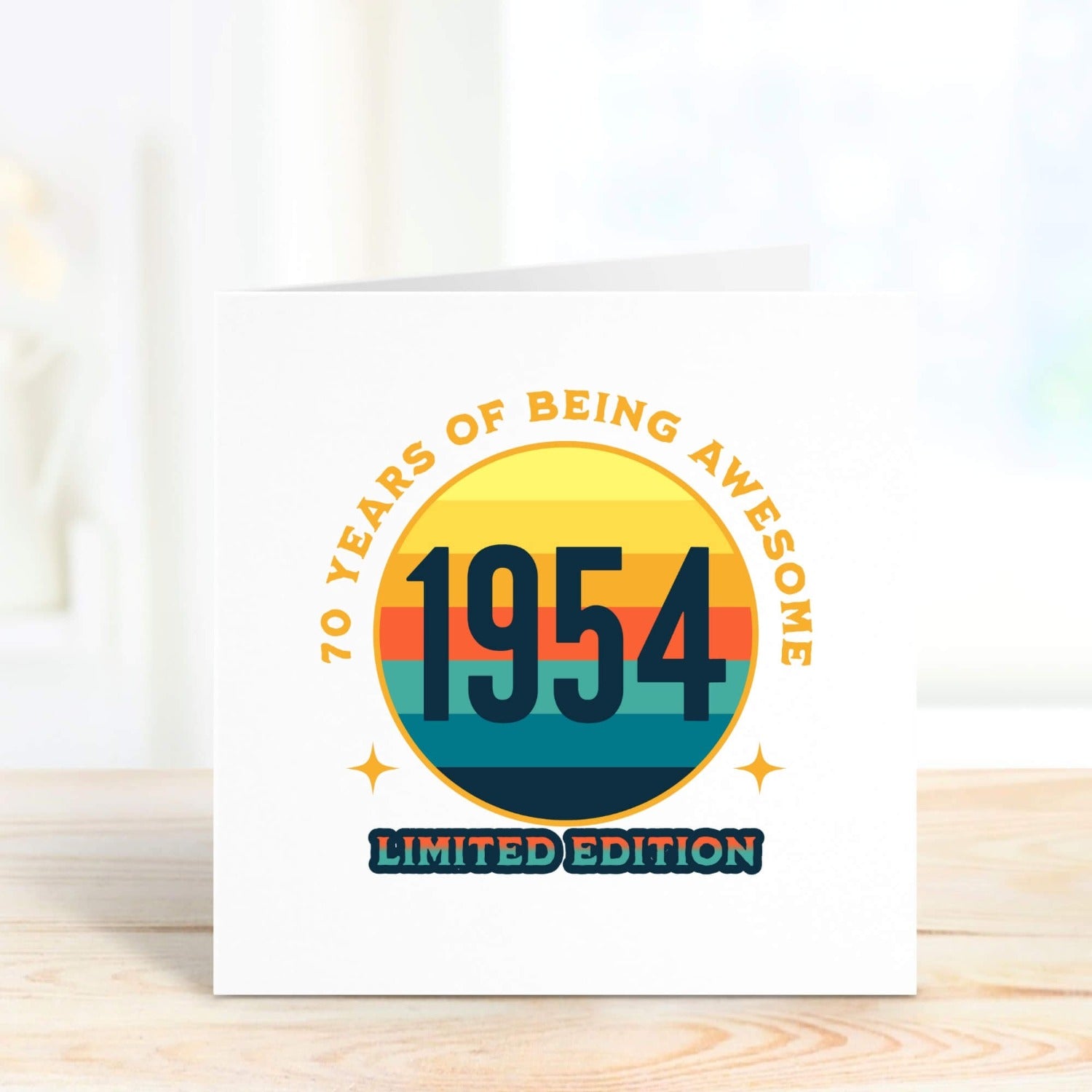 personalised birthday card for 70th birthday