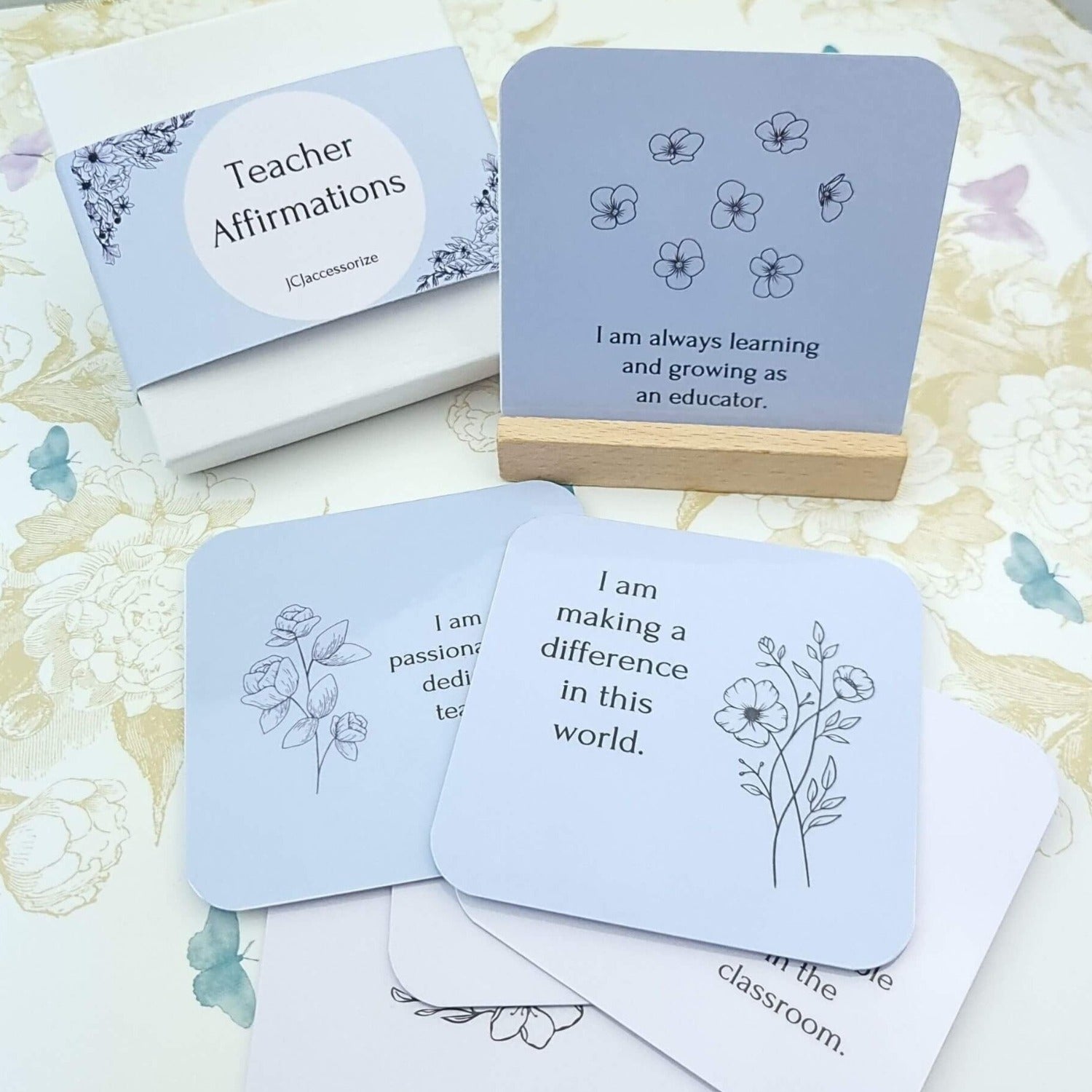 Teacher affirmation cards deck