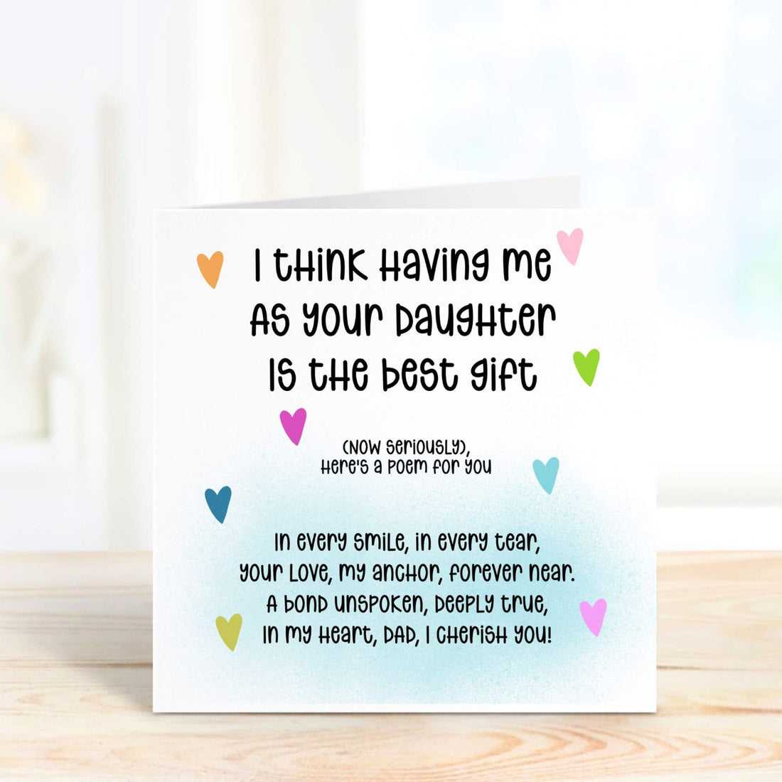 funny birthday card for dad