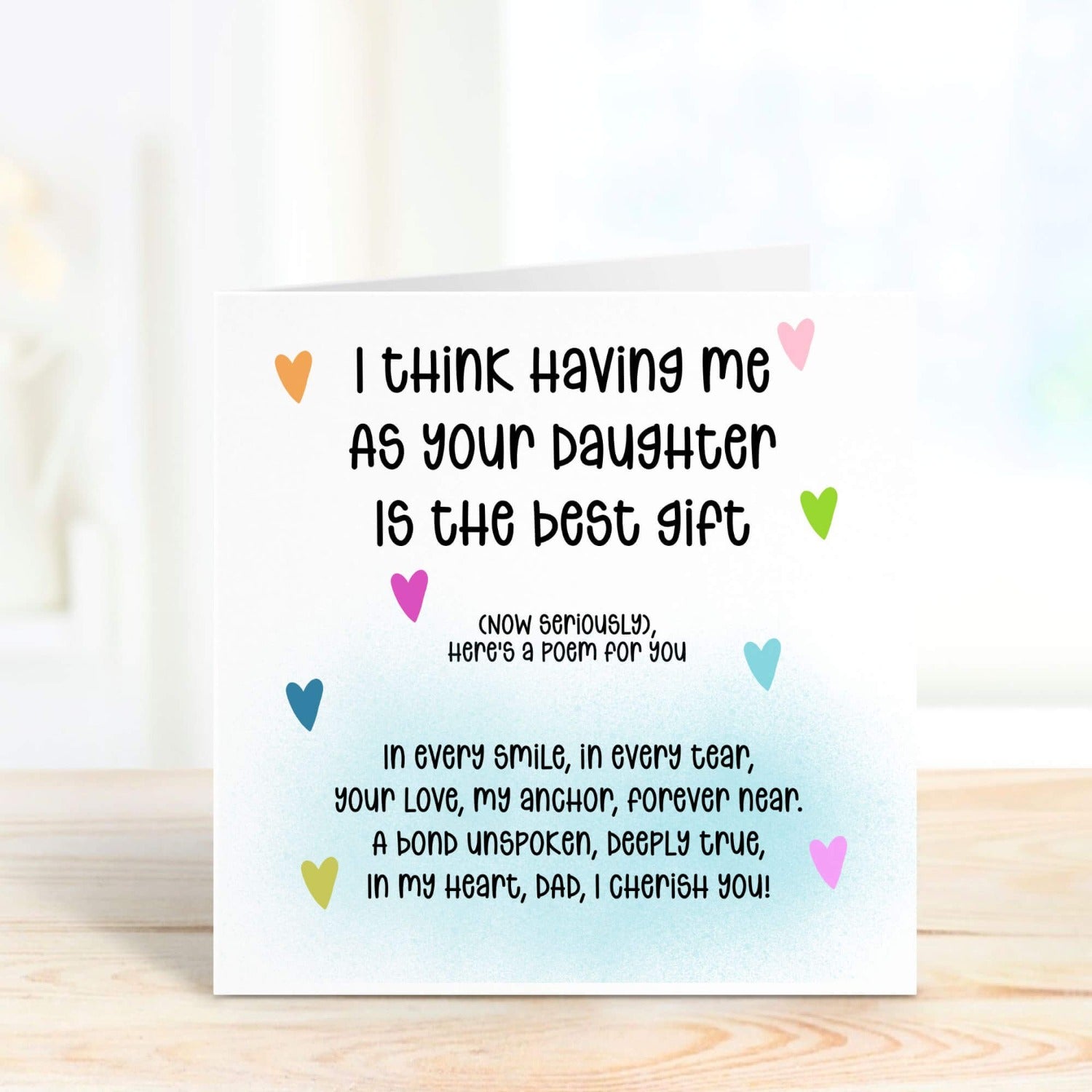 personalised birthday card for dad