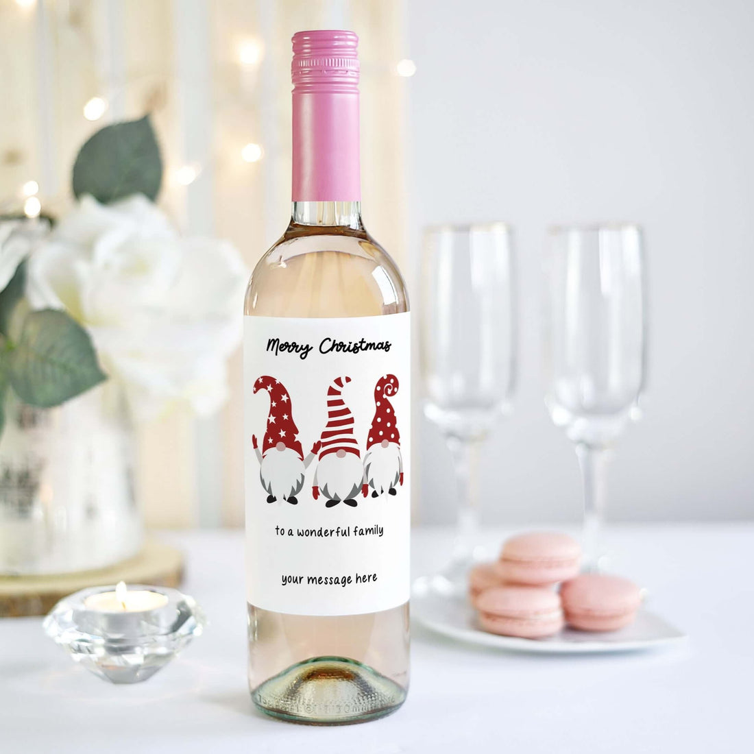 Merry Christmas to a wonderful family wine label