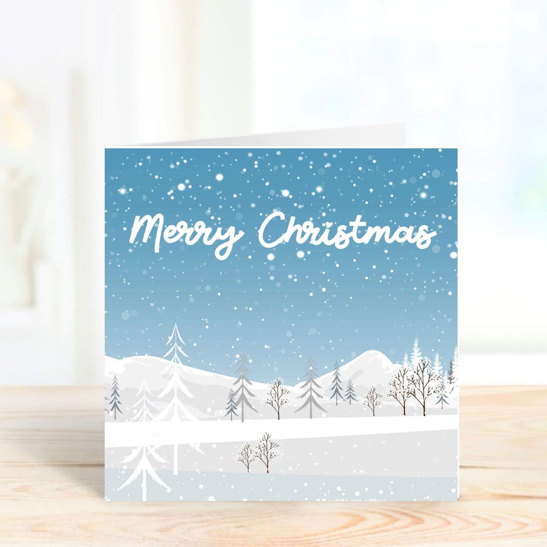 Winter wonderland Christmas card