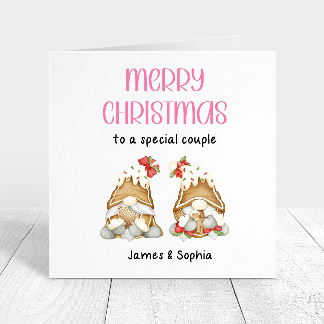 Merry Christmas to a special couple card