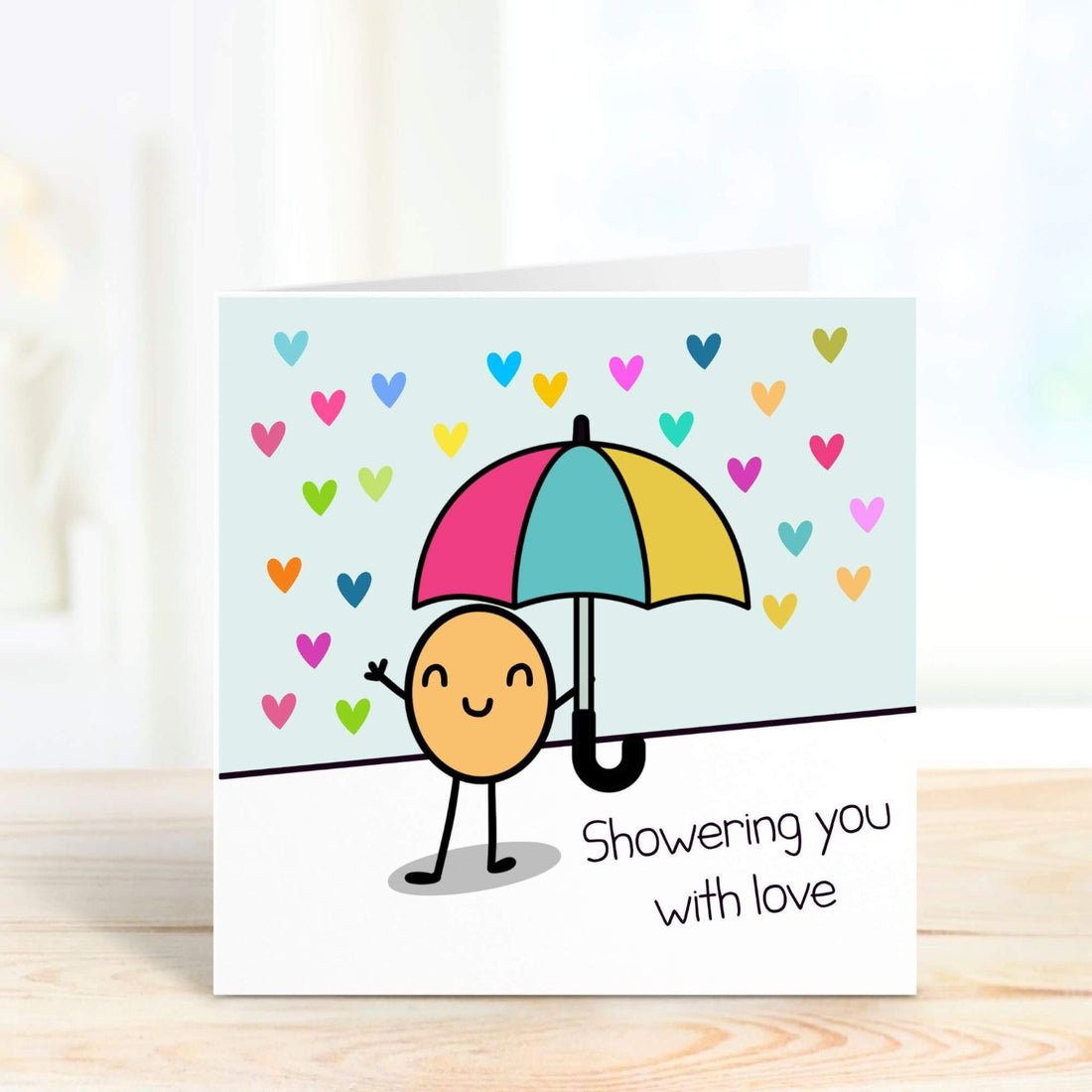 showering you with love personalised card