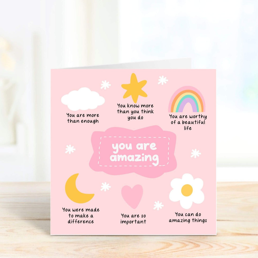you are amazing affirmations card