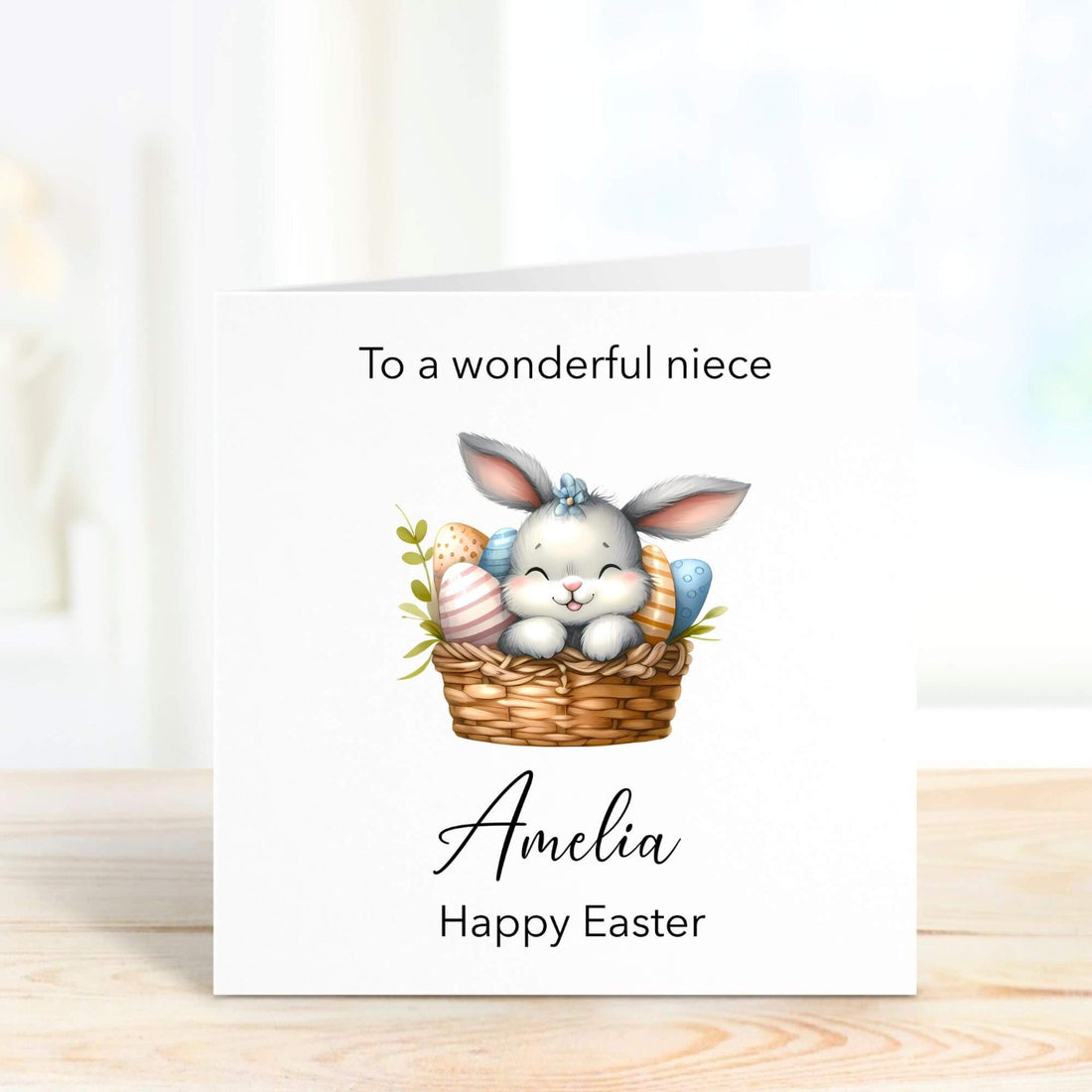 to a wonderful niece happy easter card