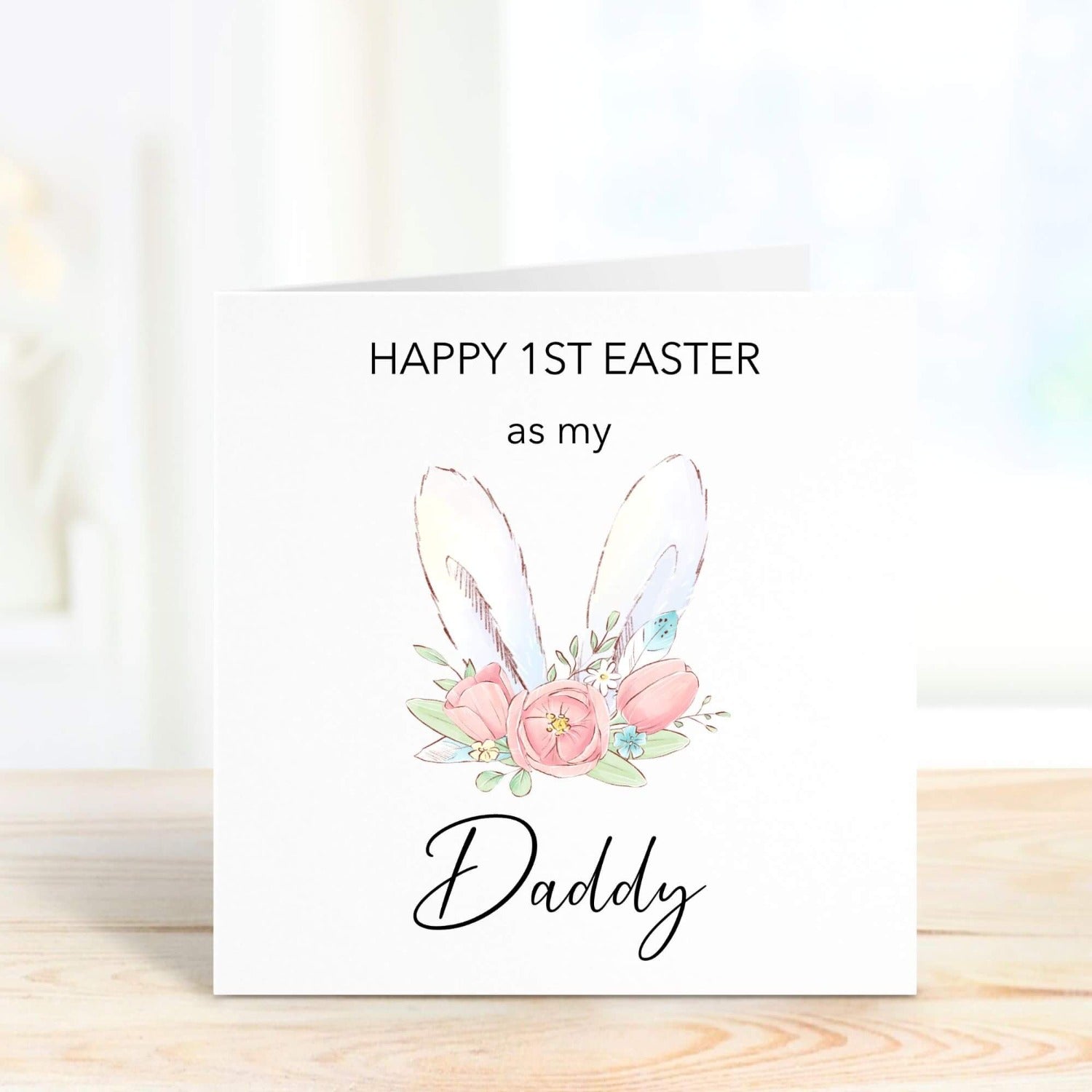 easter greetings card for daddy