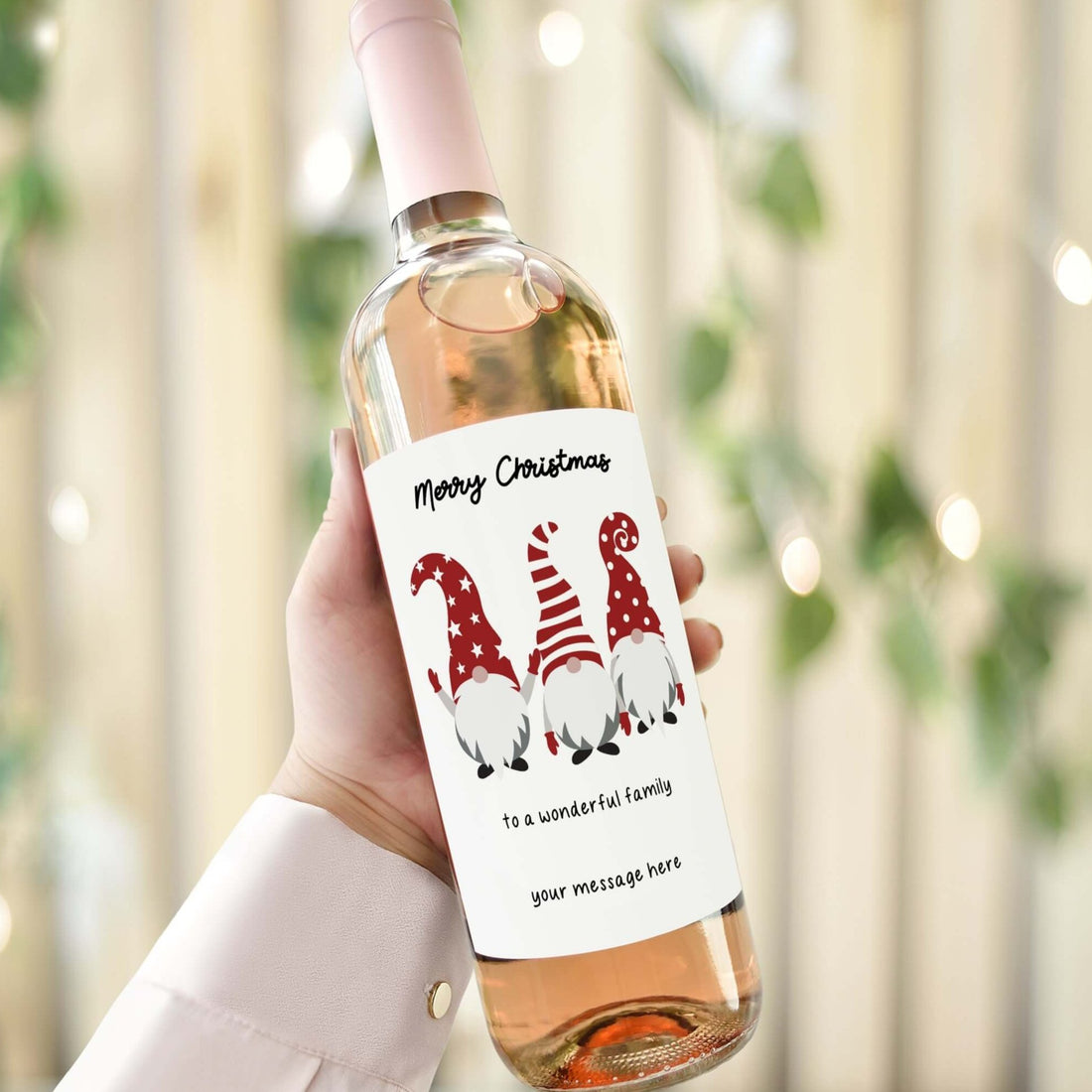 Merry Christmas to a wonderful family wine label