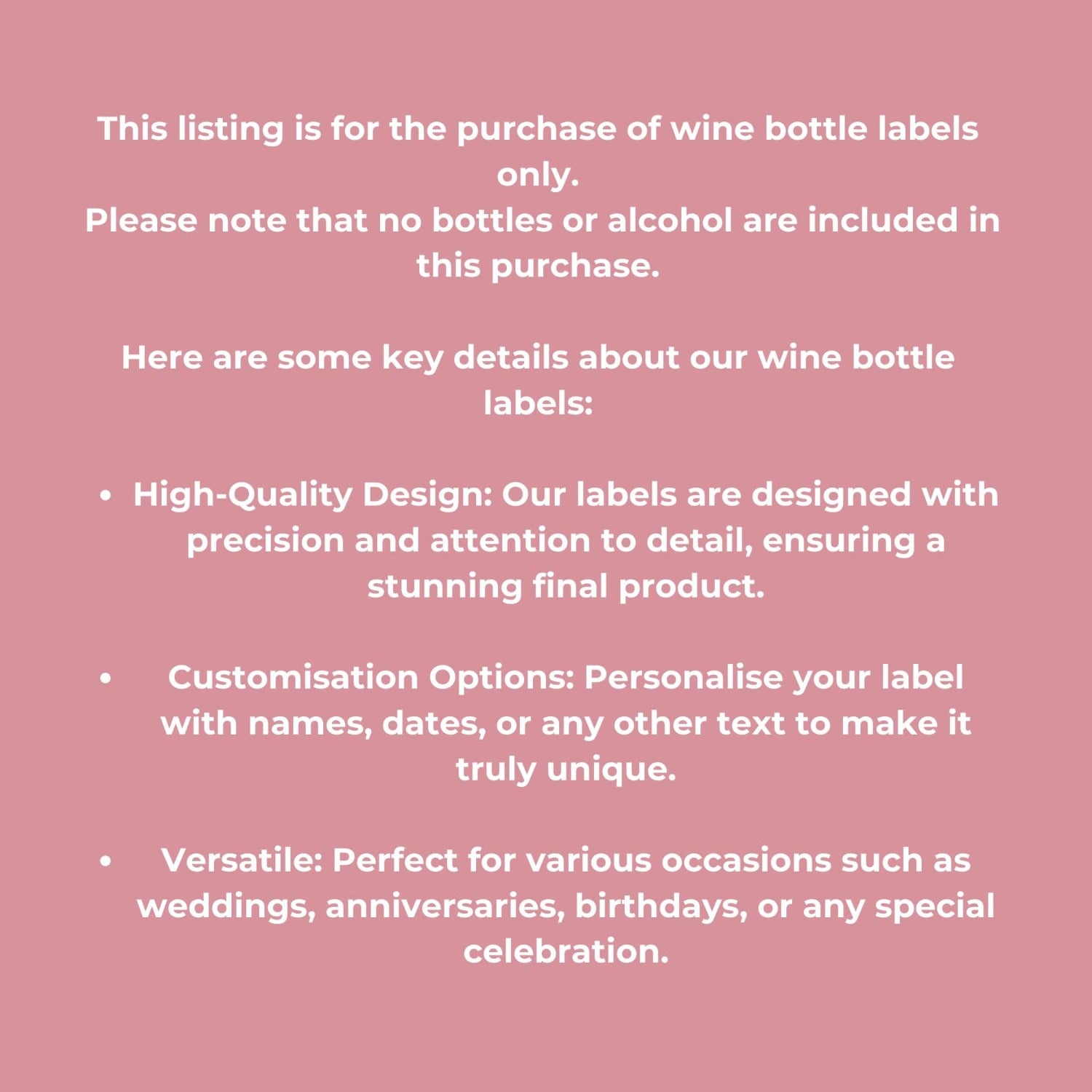 key features of wine label
