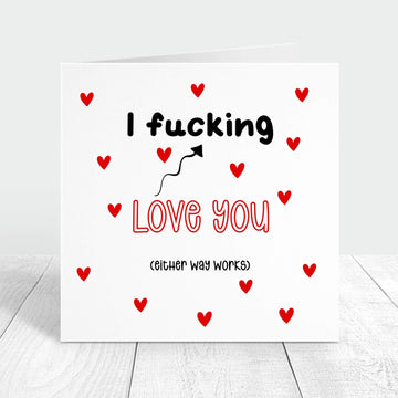 personalised valentine's day card