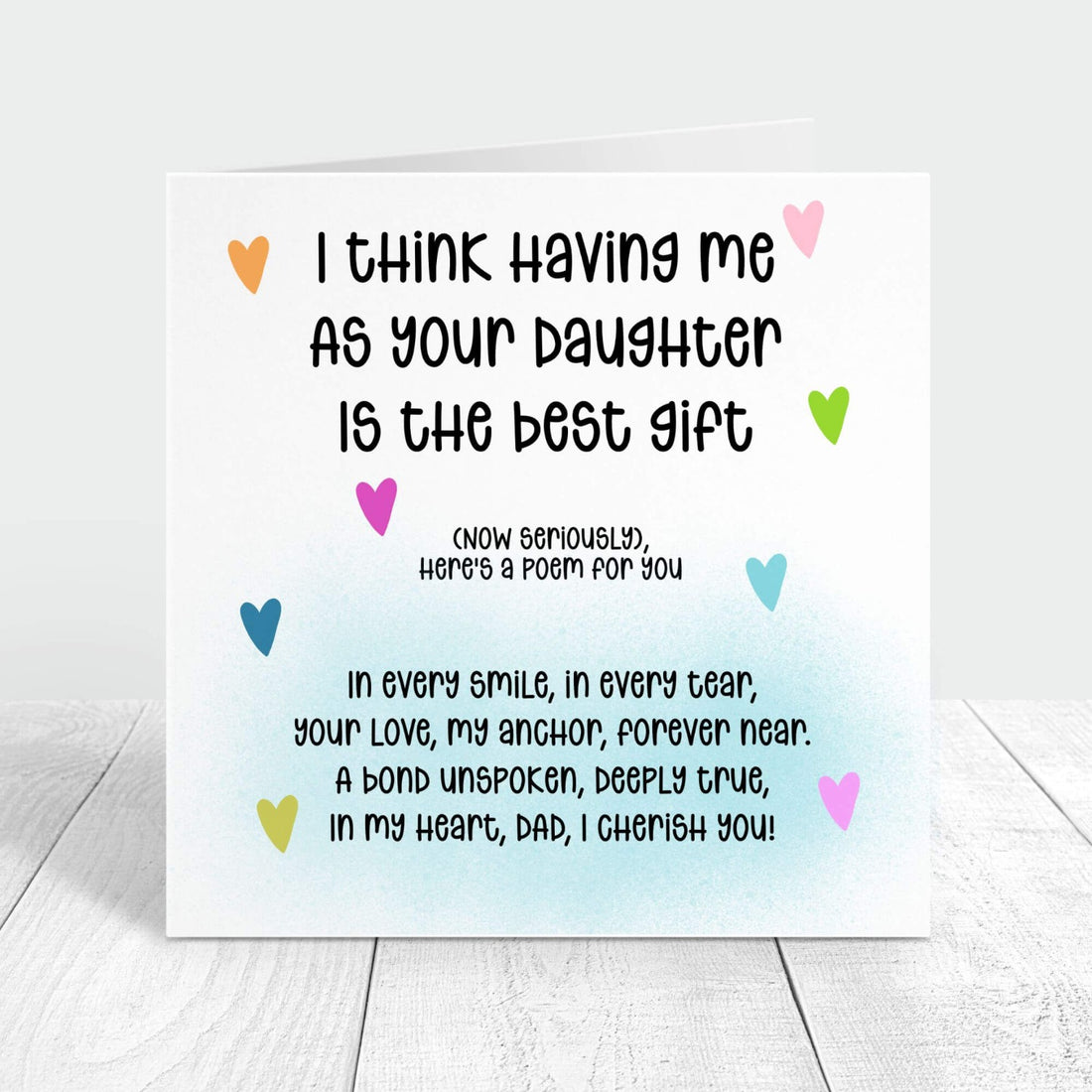 funny birthday card for dad