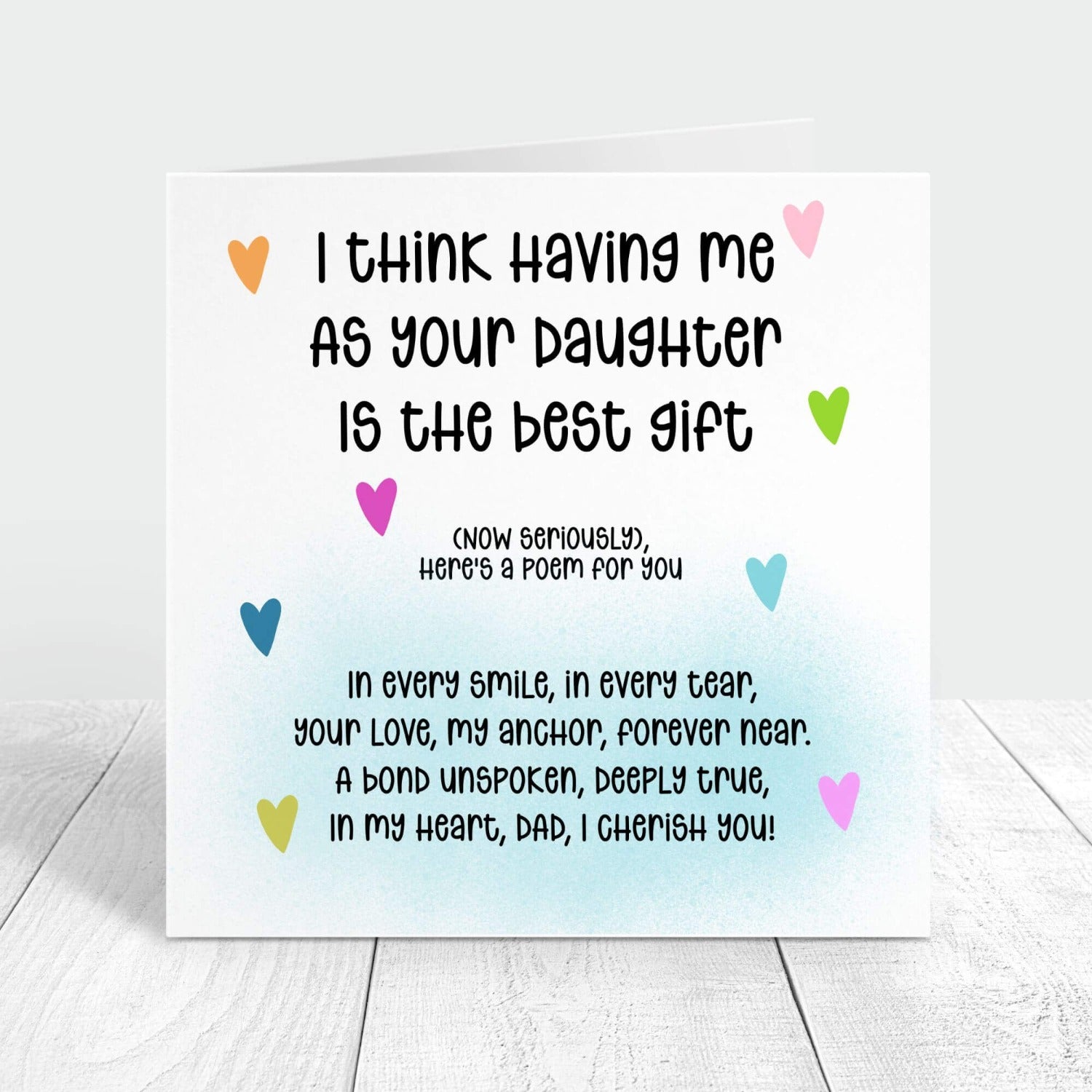 funny birthday card for dad
