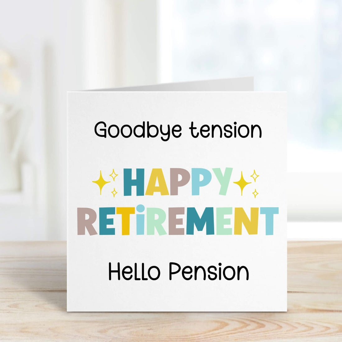Funny Personalised retirement card