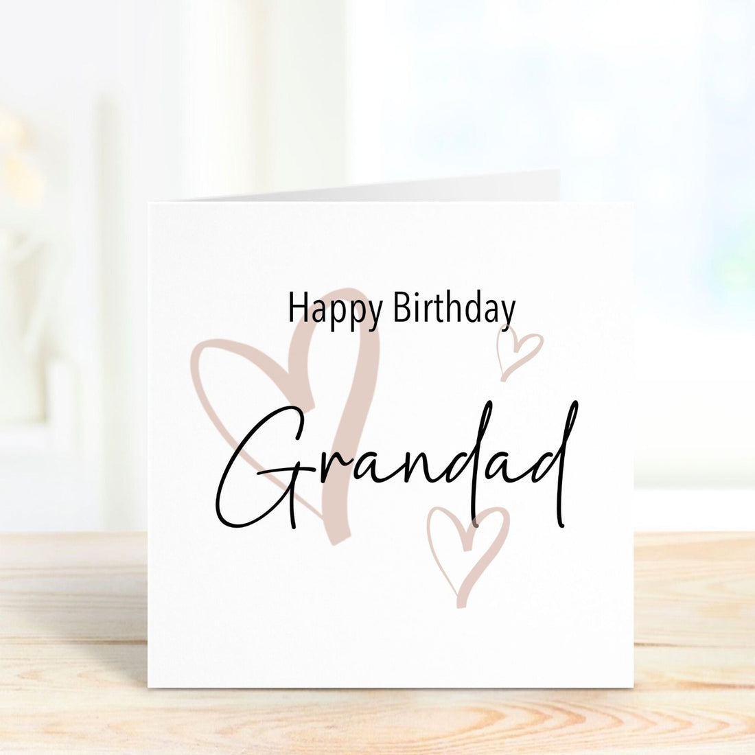 happy birthday grandad personalised card