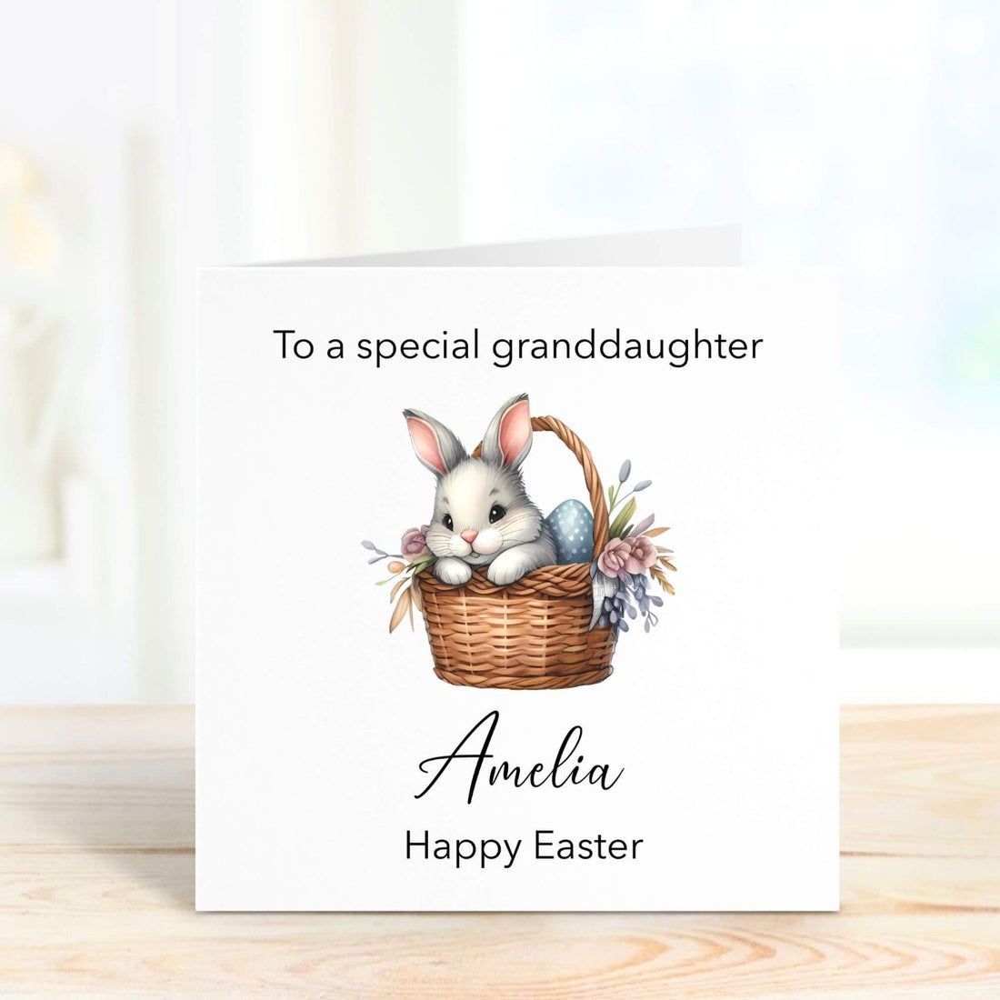 To a special granddaughter easter card