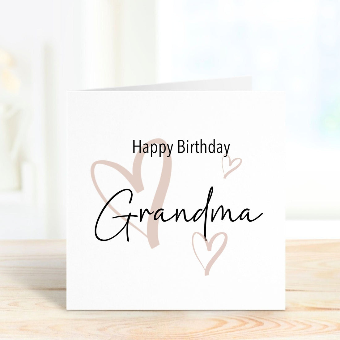 Happy Birthday Grandma Personalised card