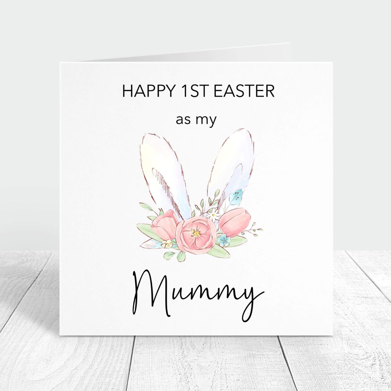 happy 1st easter as my mummy personalised card