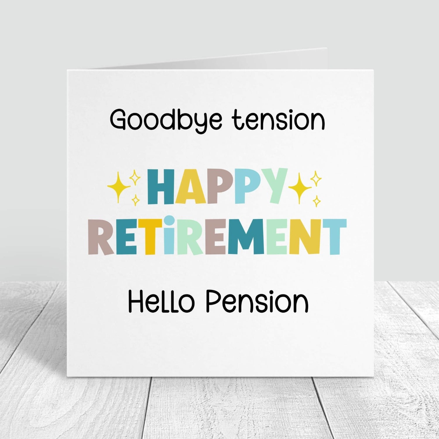 Funny Personalised retirement card