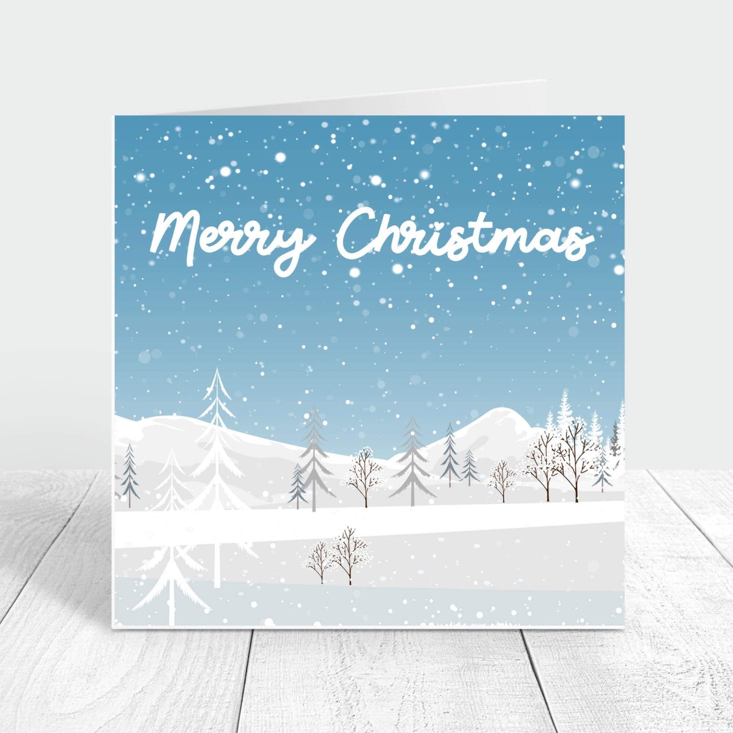 Winter wonderland Christmas card