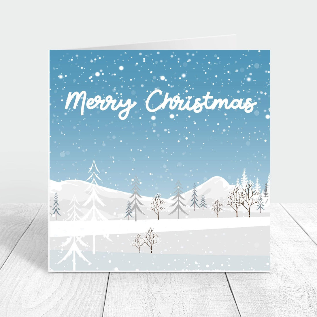 Winter wonderland Christmas card