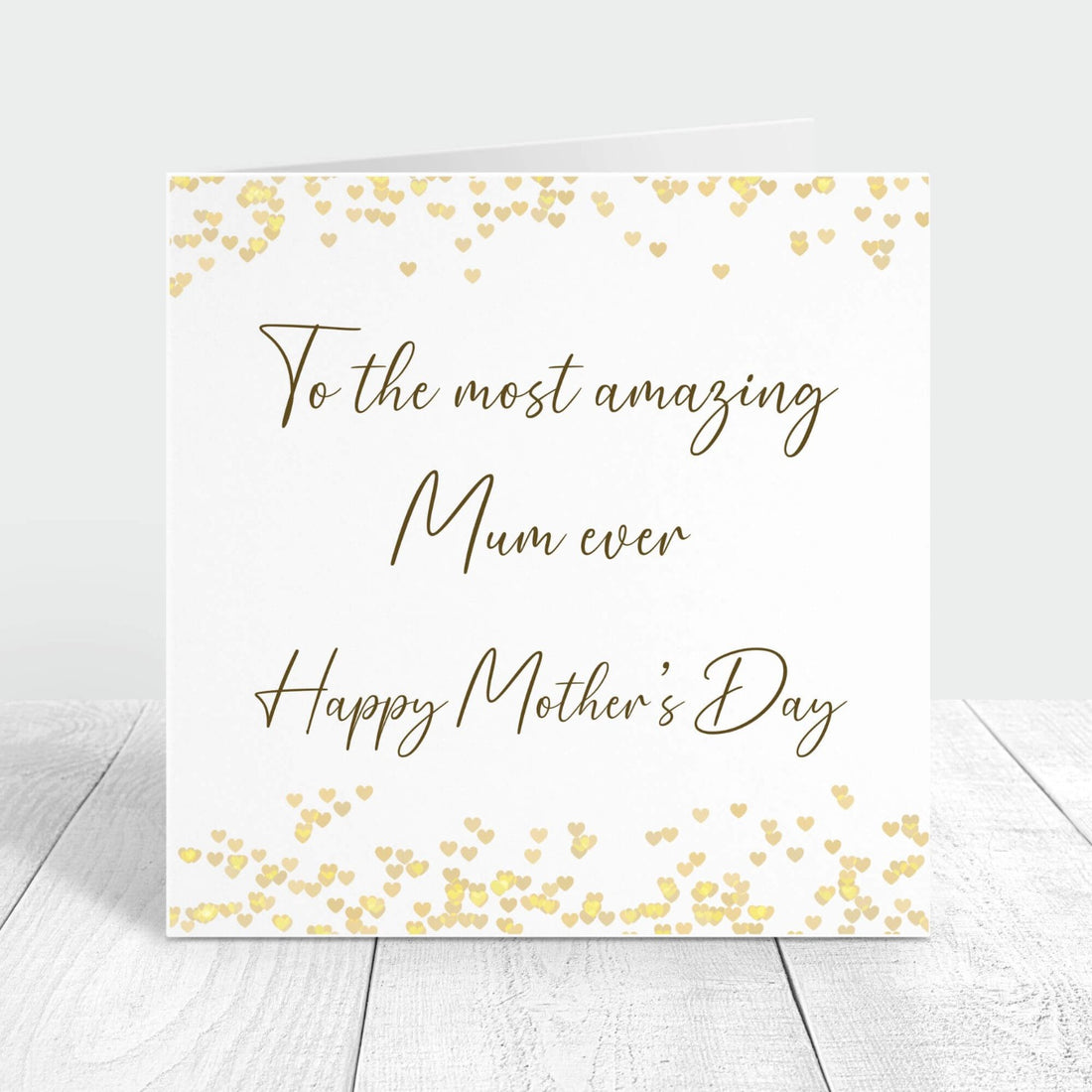to the most amazing mum ever personalised mother's day card