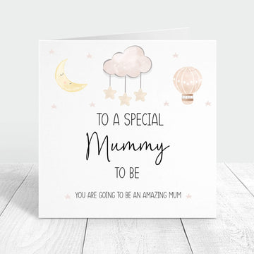 to a special mummy to be personalised card