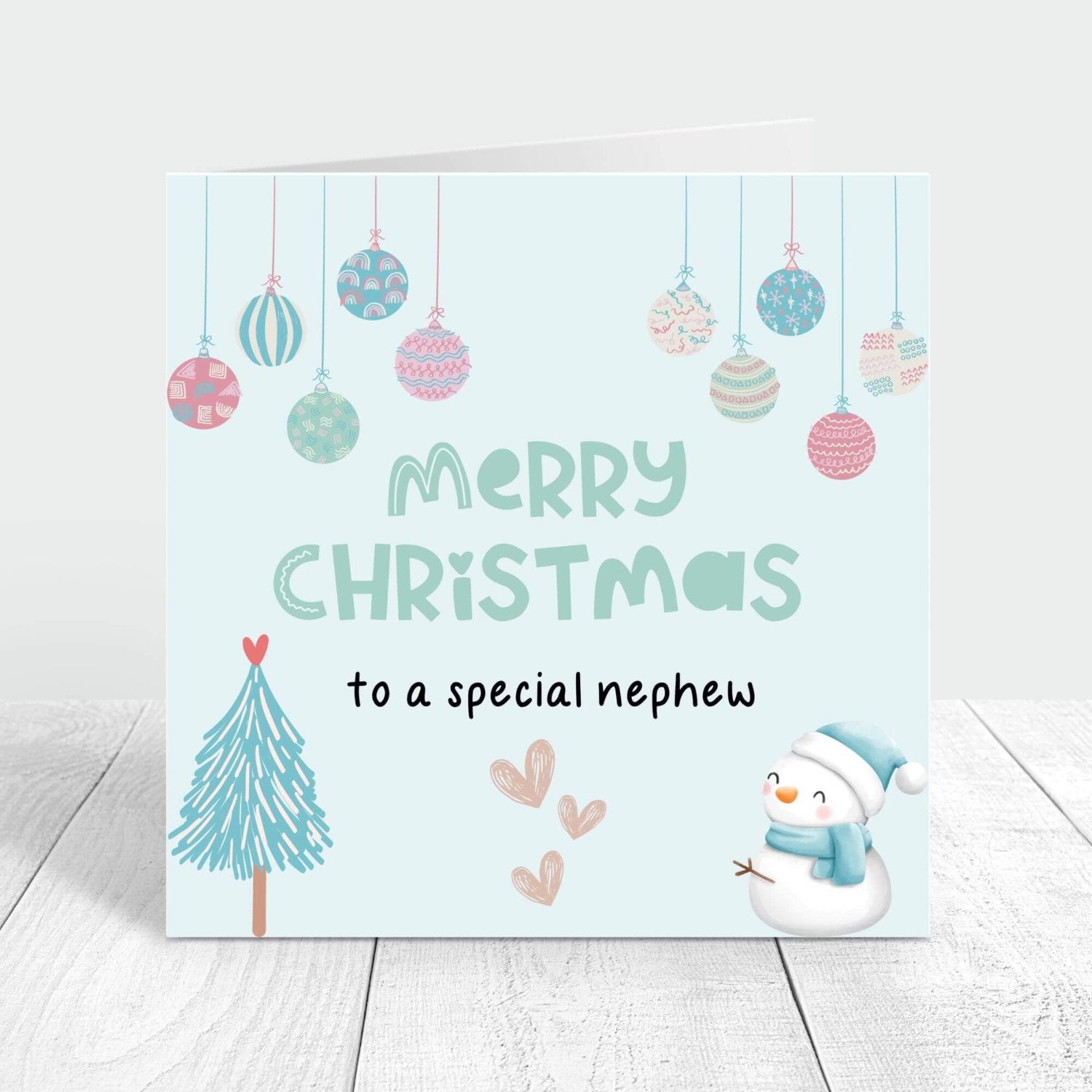 Merry Christmas to a special nephew card