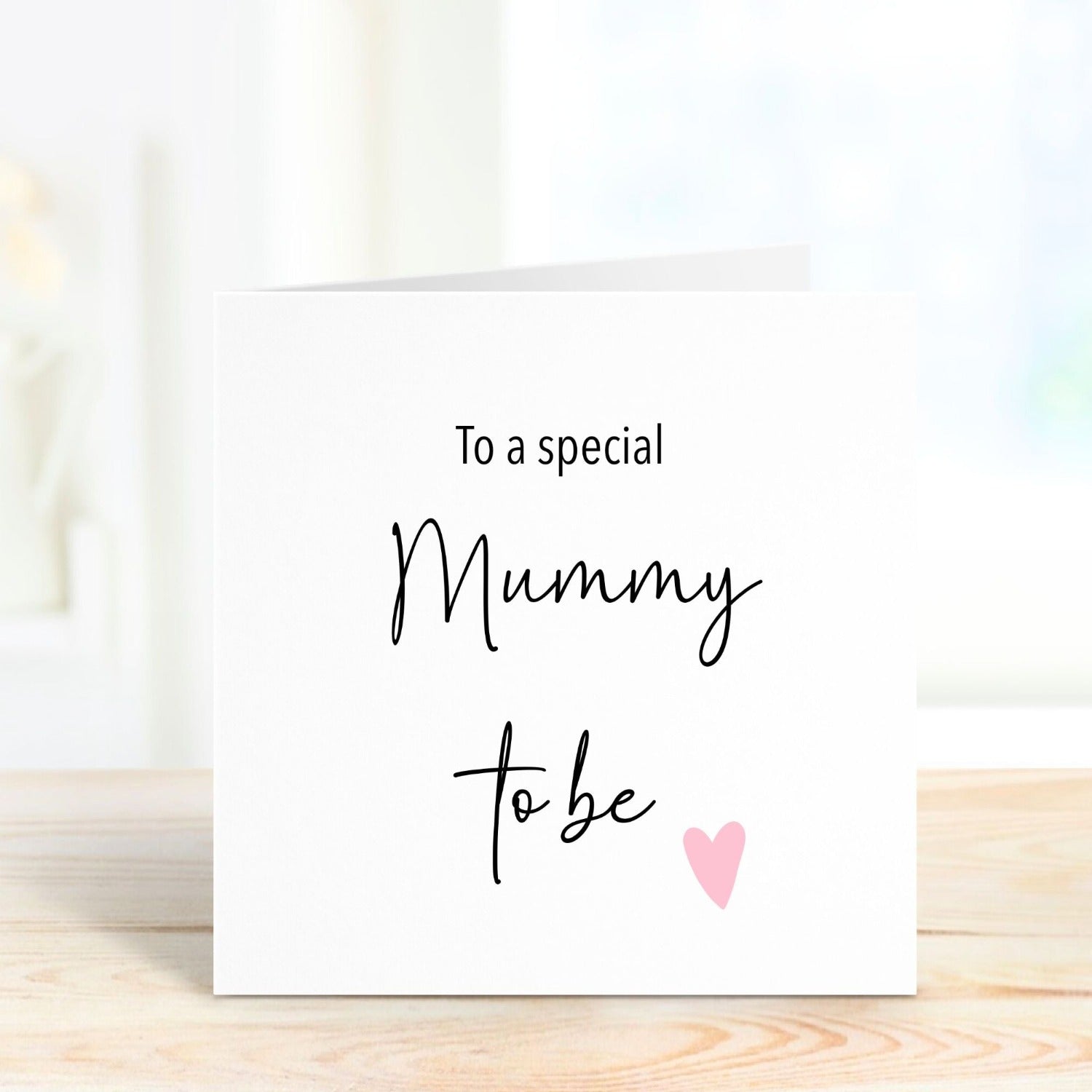 pregnancy card personalised 
