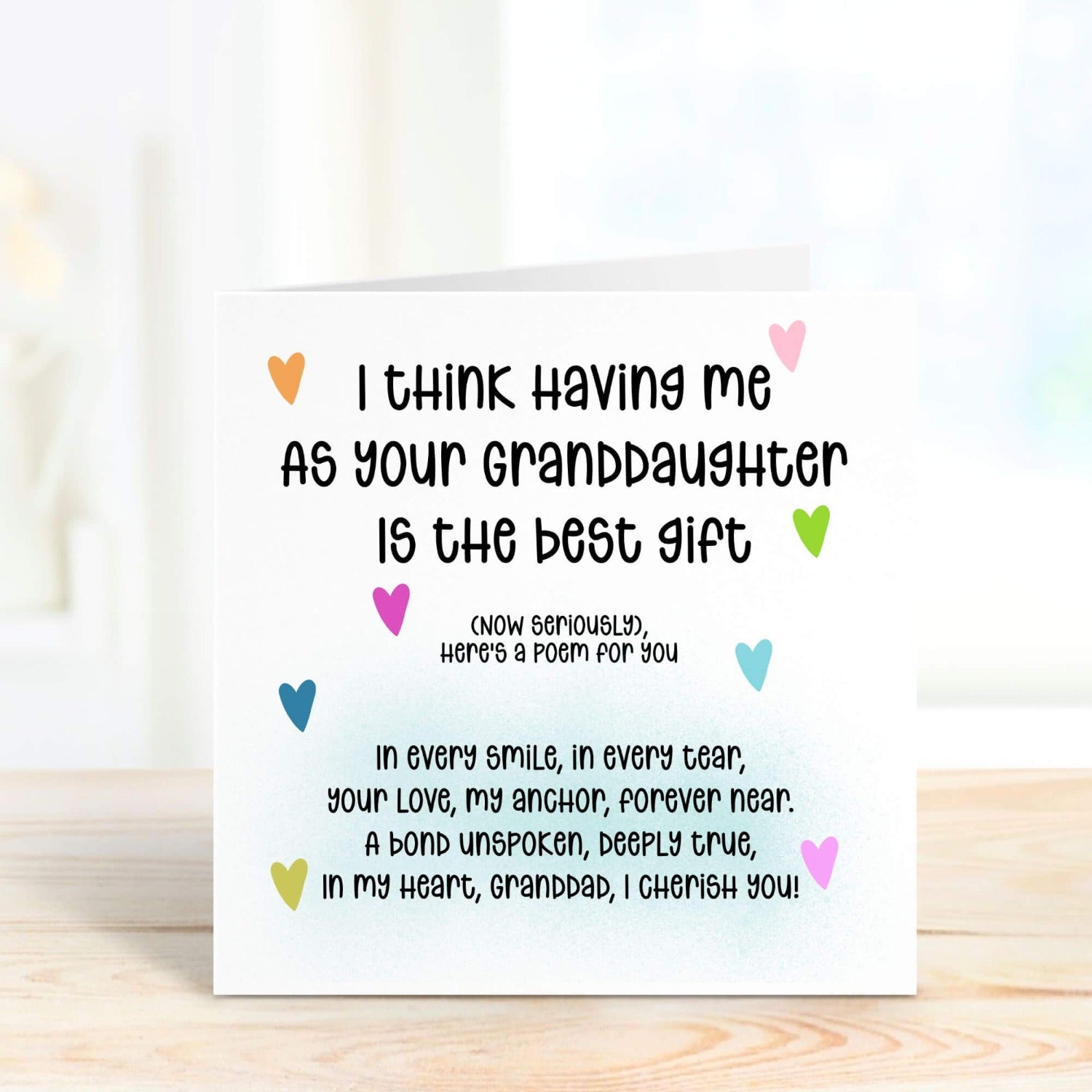 granddad card from granddaughter