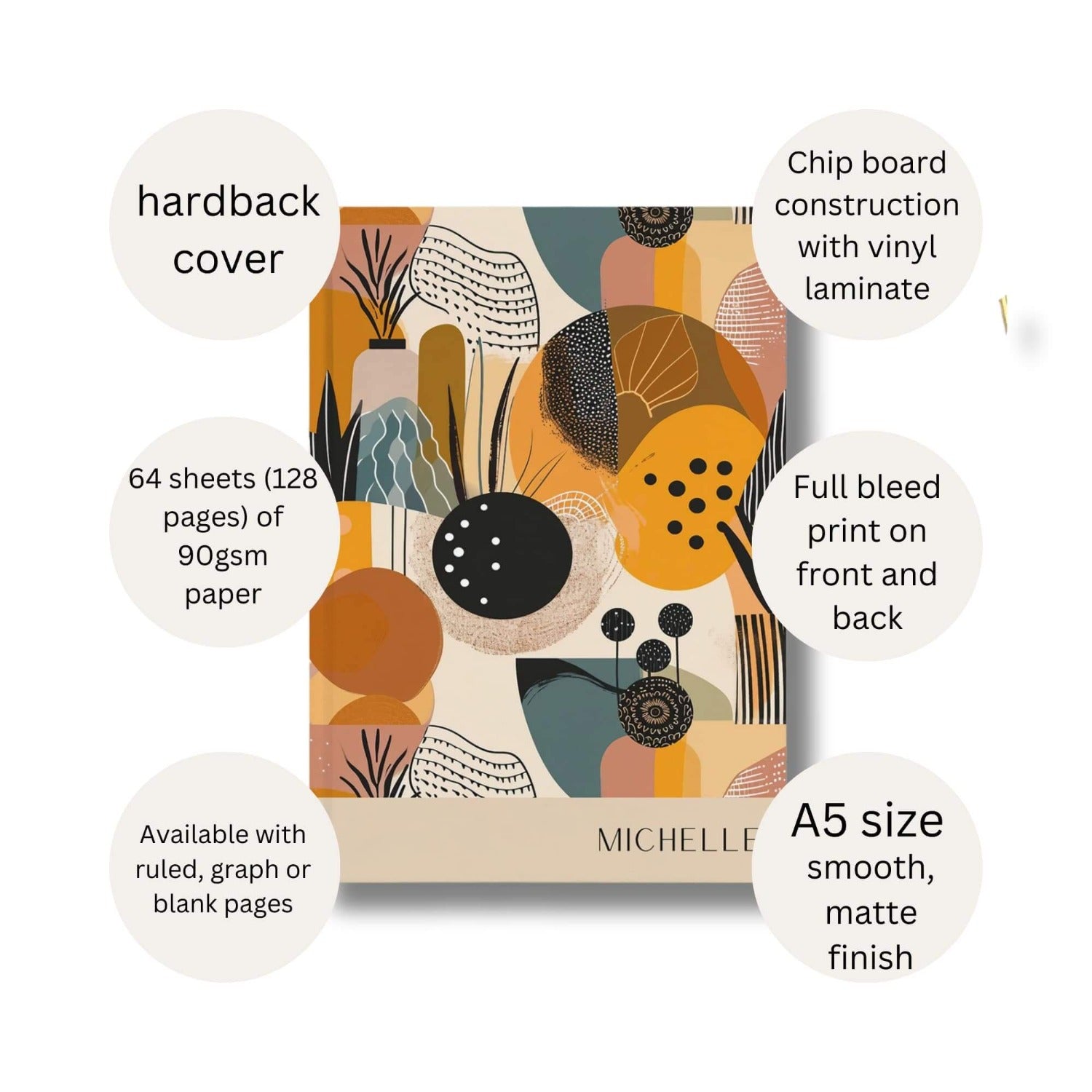 features of hardcover notebook