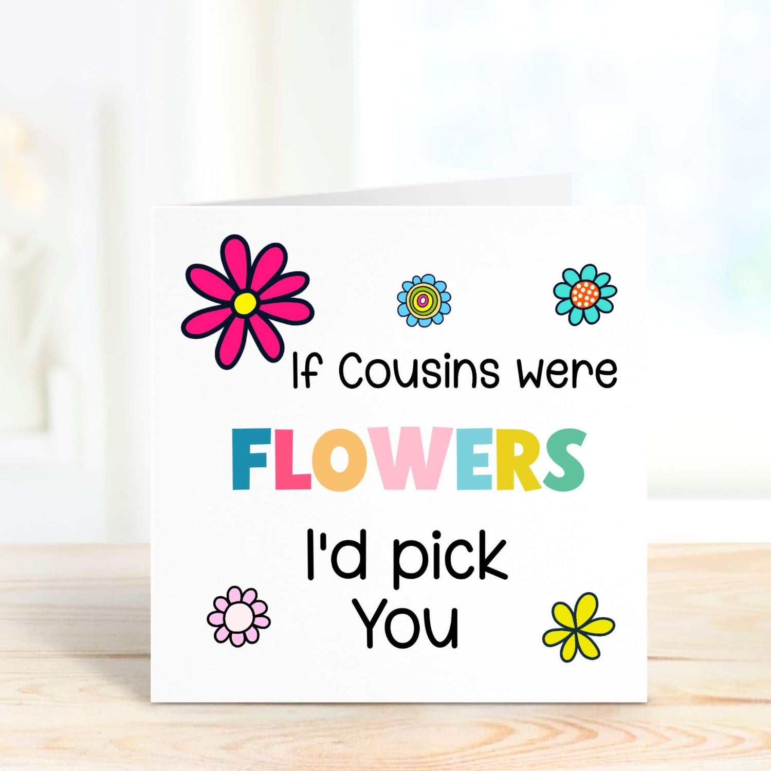 personalised birthday card for cousin