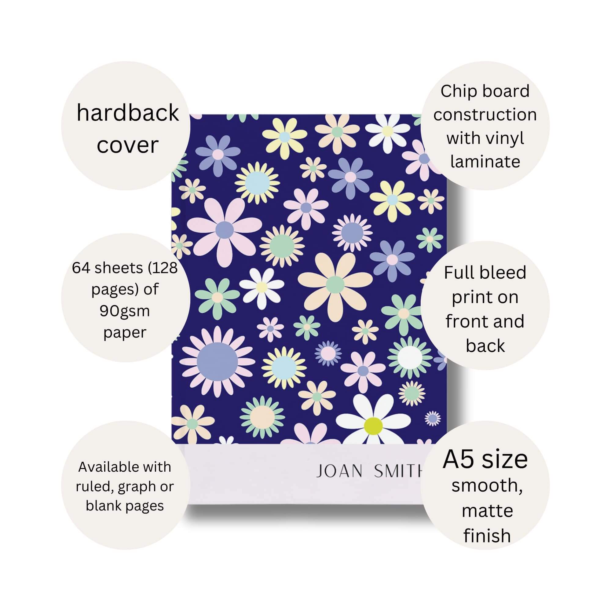 features of hardcover notebook