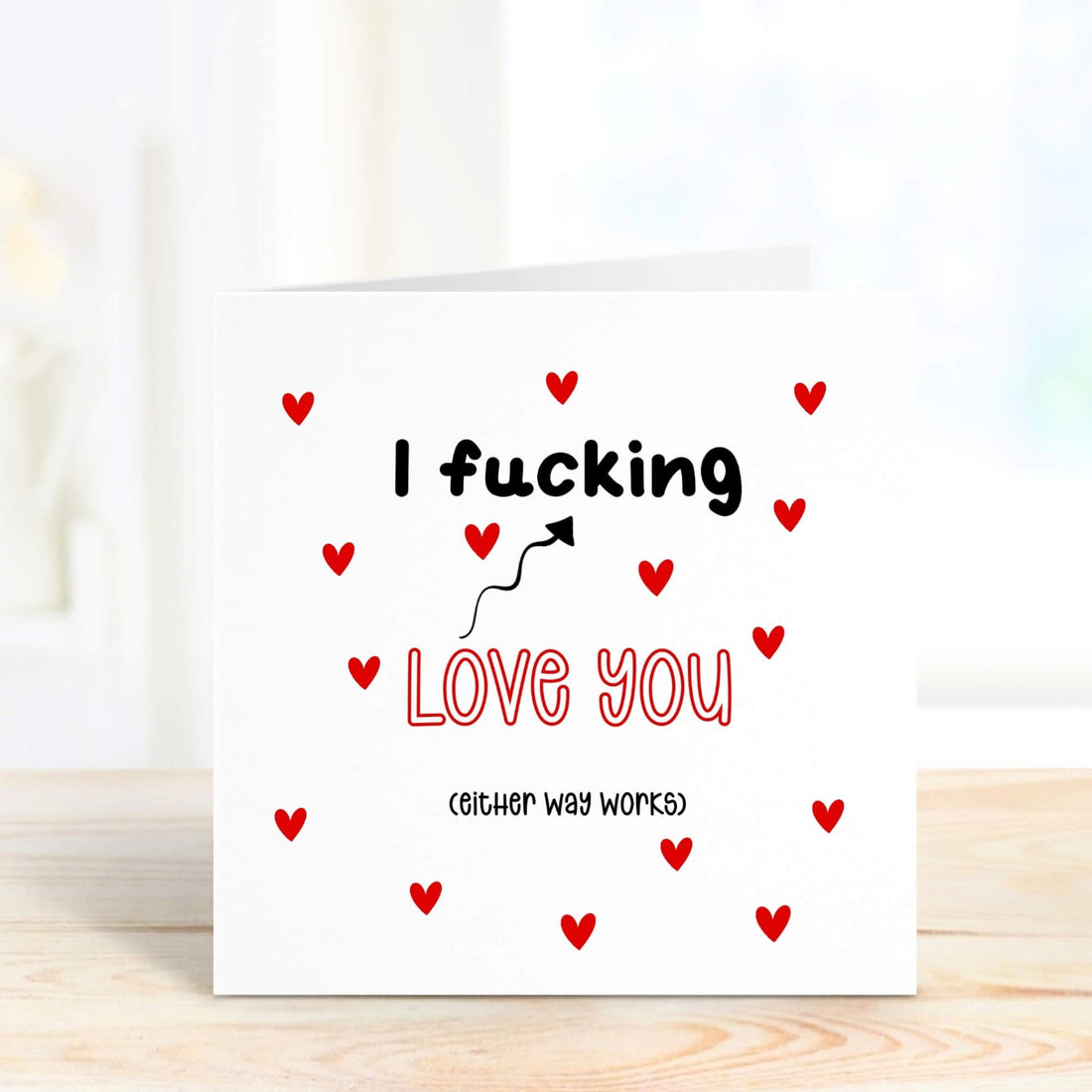 personalised valentine's day card