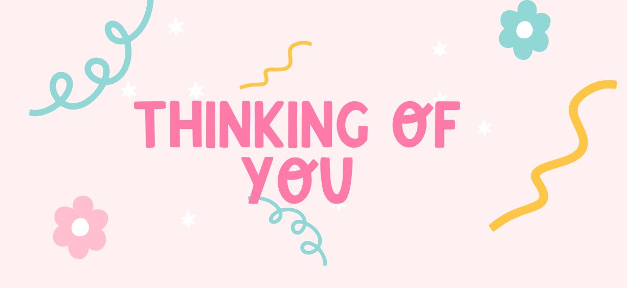 thinking of you cards banner