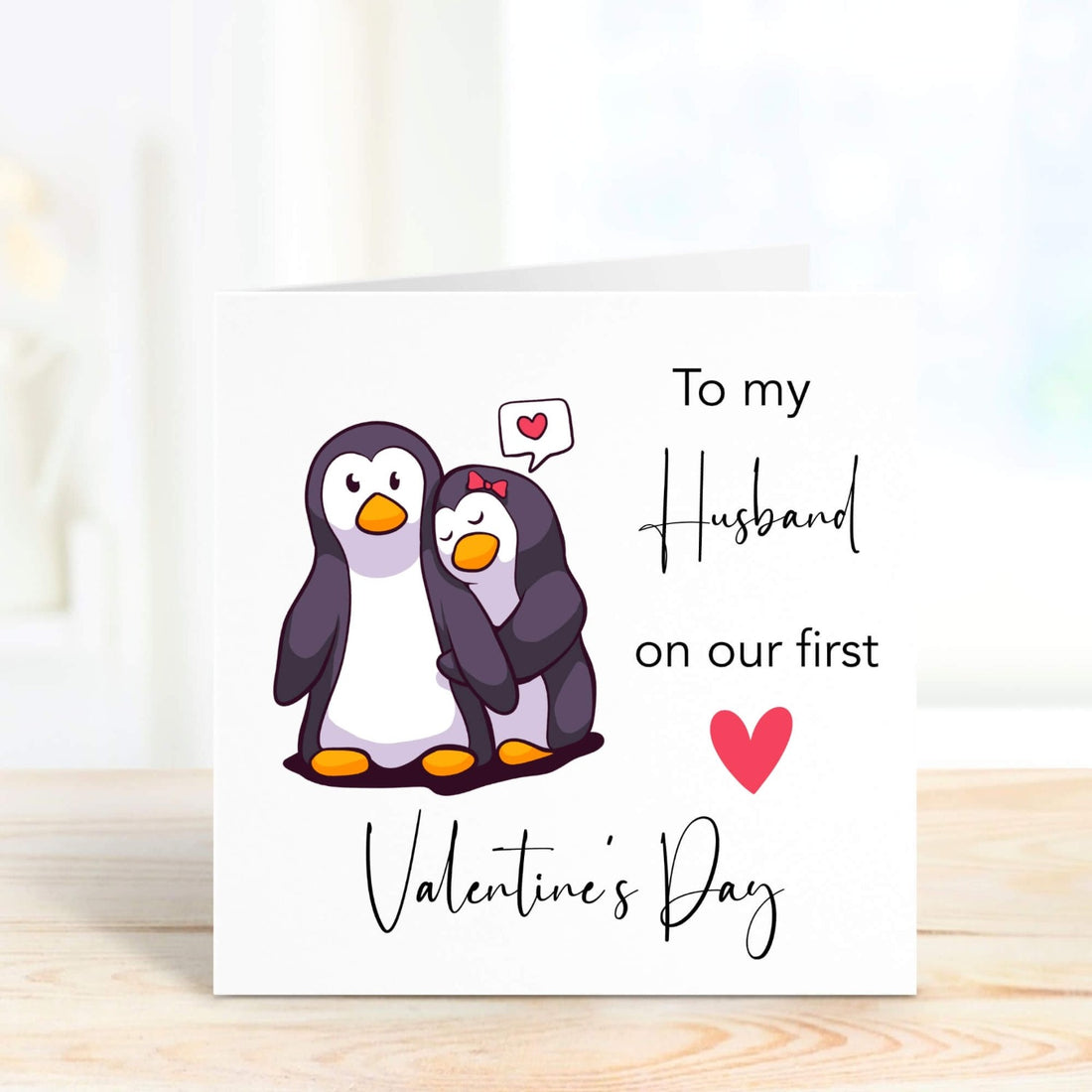 husband valentine's day card