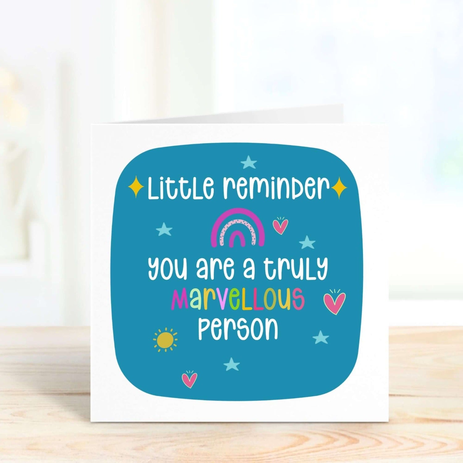 personalised positivity card