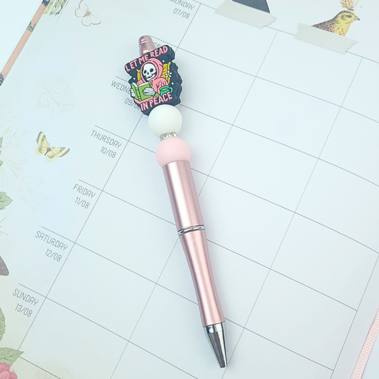 rose gold pen for book lovers