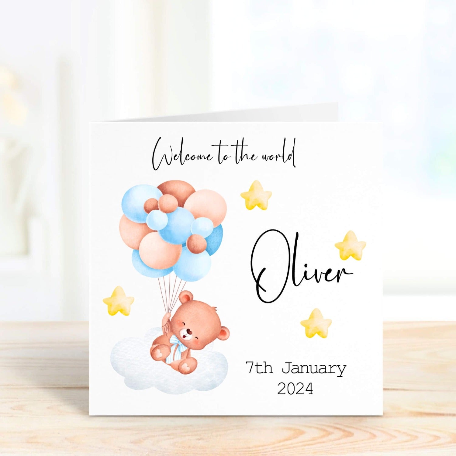 baby boy new baby card